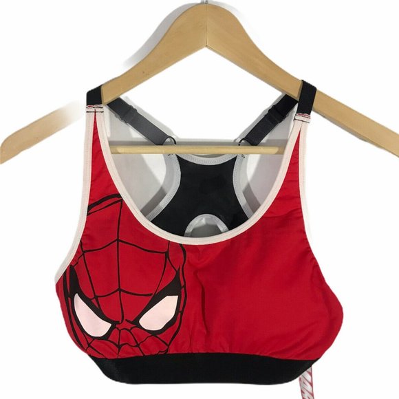 spiderman sports bra